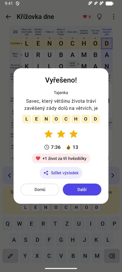 Tajenka se zajímavostí