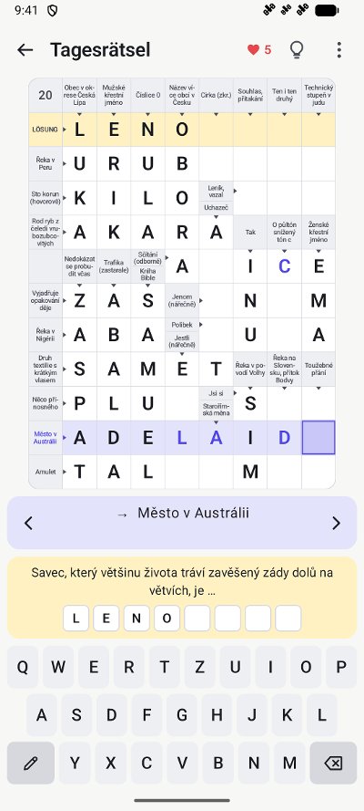 Schwedenrätsel auf dem Handy