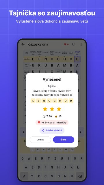 Tajnička so zaujímavosťou. Vylúštené slová dokončia zaujímavú vetu